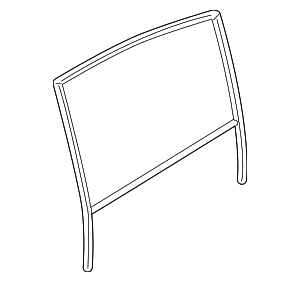 51357179129 - Body: Window Channel for BMW: 740Ld xDrive, 740Li, 740Li xDrive, 750Li, 750Li xDrive, 760Li, ActiveHybrid 7 Image