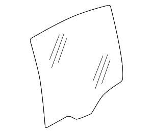 51357182104 - Body: Movable Glass for BMW: 740Ld xDrive, 740Li, 740Li xDrive, 750Li, 750Li xDrive, 760Li, ActiveHybrid 7 Image