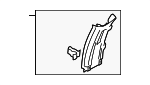 PC3Z2624356AB - Body: Upper Center Pillar Trim for Ford Image