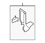 PC3Z1002344AB - Body: Cowl Kick Panel for Ford Image