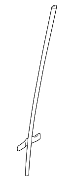 8N0809937 - Body: Drain Hose for Audi: TT, TT Quattro Image