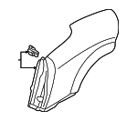 8N7809604B - Body: Quarter Panel for Audi: TT, TT Quattro Image
