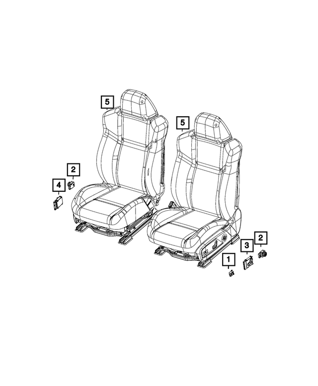 56042387 - Electrical: Adjustable Pedals Switch for Mopar Image
