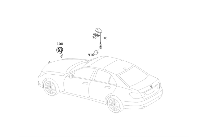 2108200835 - Electrical System: Microphone for Mercedes-Benz Image image