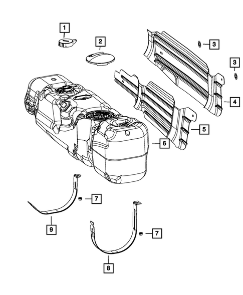 Tank, Fuel for 2013 Ram 2500 #0