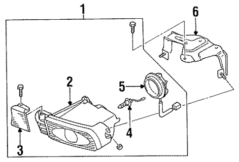 Bulbs - Chassis for 1996 Nissan 240SX #3