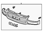 19130790 - Body: Grille for GMC: Sierra 1500, Sierra 1500 Classic, Sierra 1500 HD, Sierra 2500, Sierra 2500 HD, Sierra 3500 Image