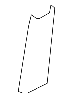 LR001745 - Body: Lower Center Pillar Trim for Land Rover: LR2 Image