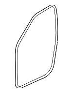 LR001630 - Body: Weather-Strip On Body for Land Rover: LR2 Image