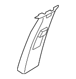 LR023716 - Body: Upper Center Pillar Trim for Land Rover: LR2 Image