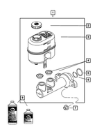 5179926AB - Brakes: Brake Master Cylinder for Mopar Image
