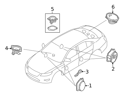 Sound System for 2017 Ford Taurus #0