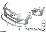 51118497288 - : Bumper Guide Right Lower for BMW Image