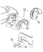 4857765AA - Body Sheet Metal Except Doors: Door Shield for Mopar Image