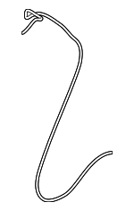 9J70031047 - Body: Lift-gate Washer Hose for Kia Image image