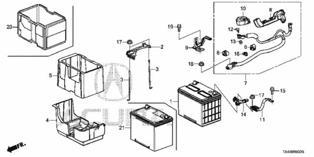 Battery for 2013 Acura RDX #0