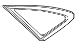 878103L010 - : Quarter Glass for Hyundai: Azera Image