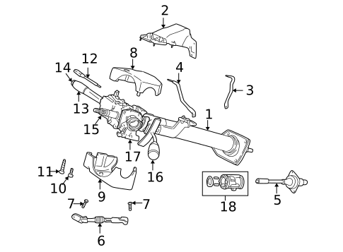 Shroud, Switches & Levers for 2001 Dodge Durango #0
