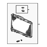 19010P8CA51 - Cooling System: Radiator for Honda: Accord Image
