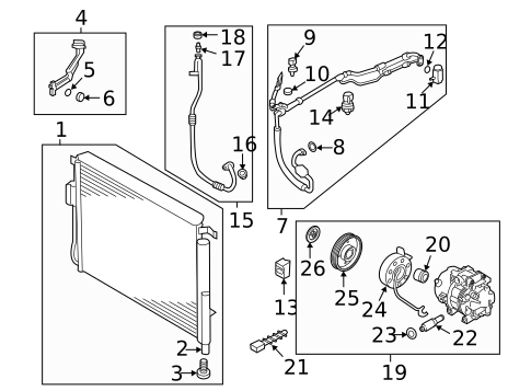 Switches & Sensors for 2023 Kia Telluride #0