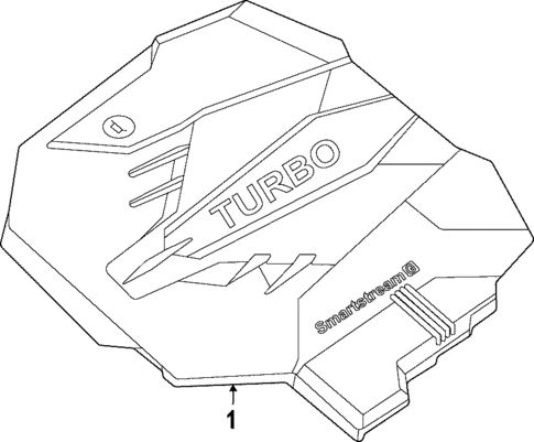 Engine Appearance Cover for 2023 Kia Stinger #0