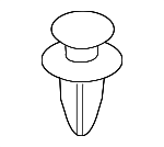 BC1D56145 - Body: Cowl Grille Fastener for Mazda: 2, 3, 5, 6, 626, CX-5, CX-7, CX-9, Miata, MPV, MX-5 Miata, Protege, Protege5, RX-8 Image