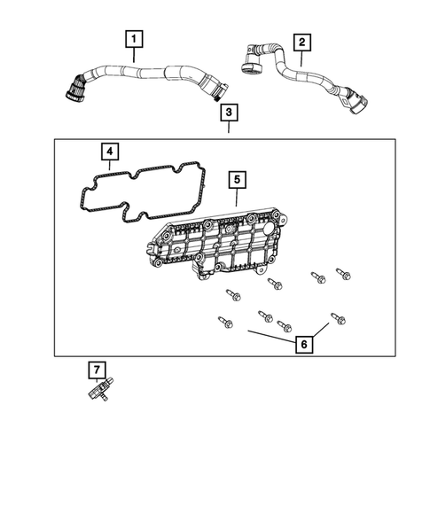 Crankcase Ventilation for 2024 Jeep Compass #0