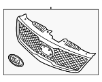 863501M310 - Body: Grille Assembly for Kia: Forte Koup Image