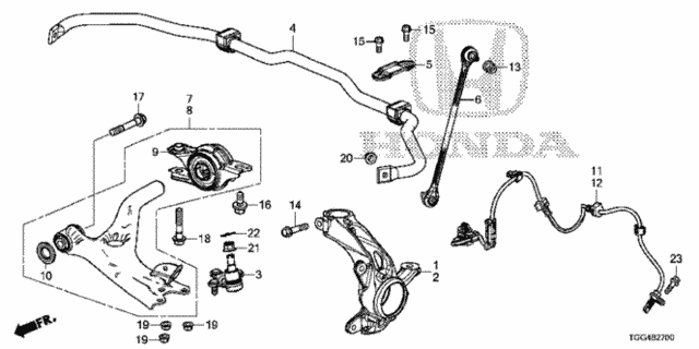 Front Knuckle for 2020 Honda Civic #0