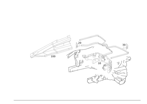 Engine Compartment Partition Panel, Wheelhouse Attachment Parts for 2008 Mercedes-Benz E320 #0