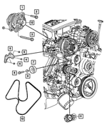 R6028697AA - Electrical: Engine Generator for Mopar Image