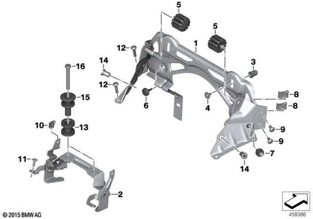 16117675408 - Fuel Supply: Plug-In Nut for BMW-Motorrad Image