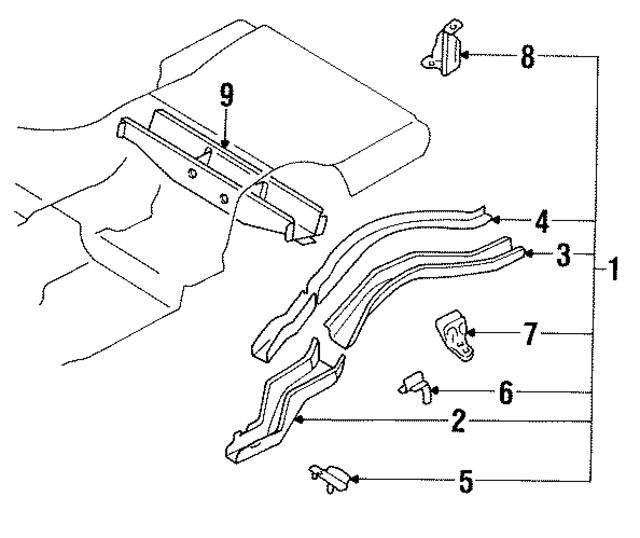 7551341L31 - : Rear Section for Infiniti Image