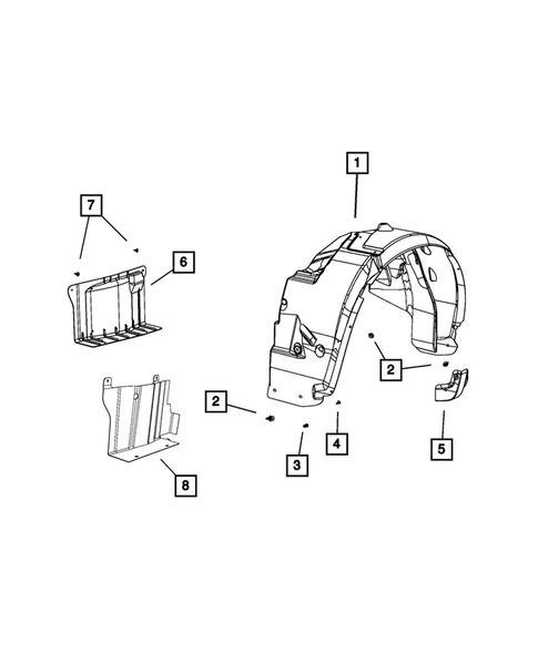 Fenders for 2012 Chrysler 200 #1