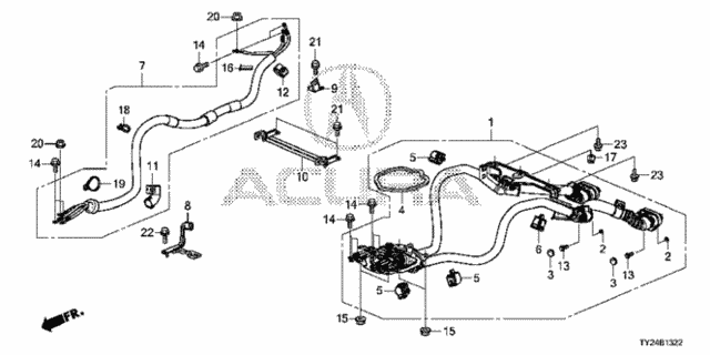 PDU Cable (RR.) for 2016 Acura RLX #0
