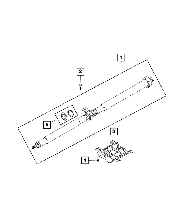 6511599AA - Four Wheel Drive; Differential and Drive Line: Bolt And Washer for Mopar Image