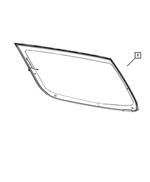 68145494AG - Glass: Backlite for Mopar Image