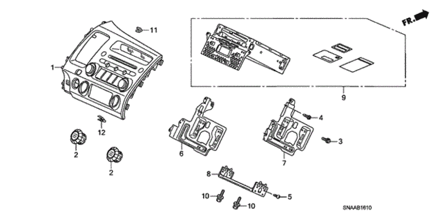 Audio Unit (1) for 2009 Honda Civic #0