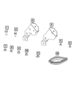 6101794 - Electrical: Hex Head Bolt And Coned Washer for Mopar Image