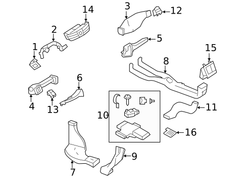 Ducts for 2011 Mercedes-Benz S65 AMG #0