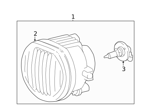 Fog Lamps for 2005 Toyota Matrix #0
