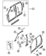 C-pillar Reinforcement, Right