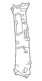 6241108070A0 - Body: Upper Center Pillar Trim for Toyota: Sienna Image