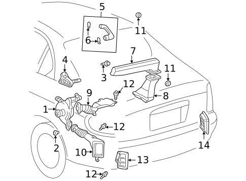 Electrical Components for 2001 Toyota Prius #3