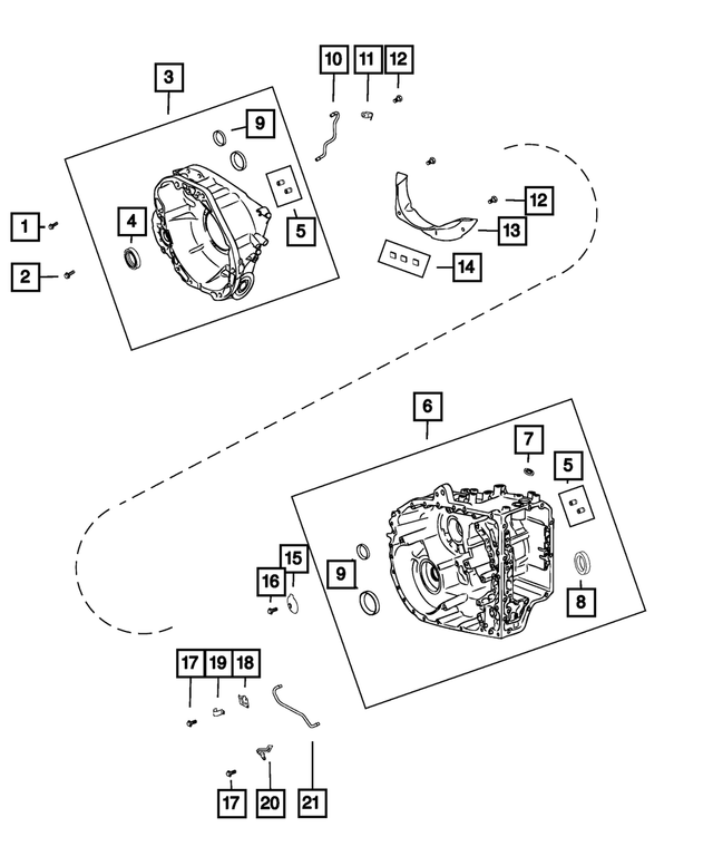 68234975AA - Transmission: Torque Converter Housing Kit for Mopar Image image