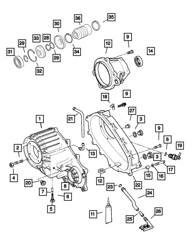 « J8130979 – Transfer Case Model 242 [DHC, DHP] : Tête 12 Points Boulon pour Mopar Image »
