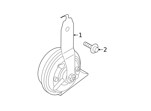 Horn for 2014 Mazda 5 #0