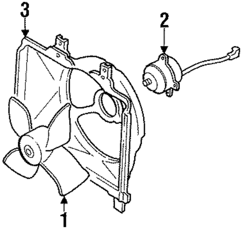 Cooling Fan for 1986 Mazda 323 #0