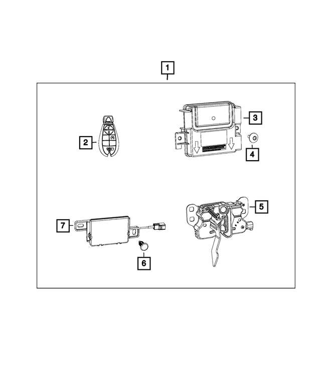 6504995AA - Mopar Accessories - Component Parts: Push Pin for Mopar Image