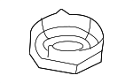 WHT007459 - Body: Ornament Nut for Volkswagen: Beetle, Passat Image